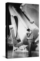 Edwin Powell Hubble (1899-195), American Astronomer, in the Obsevatory-null-Stretched Canvas