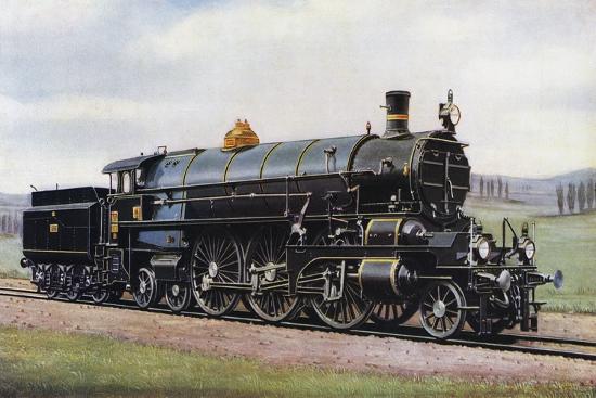 'Adriatic Type Locomotive: Austrian State Railways, 1910 (Litho ...
