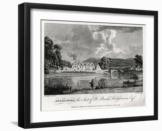 Edwinsford, the Seat of R Banks Hodgkinson Esq, Carmarthenshire, 1776-William Watts-Framed Giclee Print