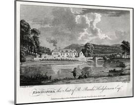 Edwinsford, the Seat of R Banks Hodgkinson Esq, Carmarthenshire, 1776-William Watts-Mounted Giclee Print