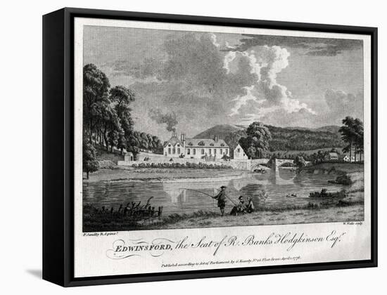 Edwinsford, the Seat of R Banks Hodgkinson Esq, Carmarthenshire, 1776-William Watts-Framed Stretched Canvas