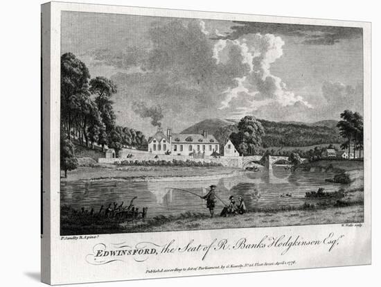 Edwinsford, the Seat of R Banks Hodgkinson Esq, Carmarthenshire, 1776-William Watts-Stretched Canvas