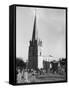 Edwinstowe Church-null-Framed Stretched Canvas