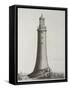 Edystone Lighthouse Engraved by Edward Rooker-Henry Winstanley-Framed Stretched Canvas