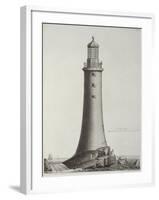 Edystone Lighthouse Engraved by Edward Rooker-Henry Winstanley-Framed Giclee Print