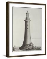 Edystone Lighthouse Engraved by Edward Rooker-Henry Winstanley-Framed Giclee Print