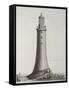 Edystone Lighthouse Engraved by Edward Rooker-Henry Winstanley-Framed Stretched Canvas