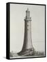 Edystone Lighthouse Engraved by Edward Rooker-Henry Winstanley-Framed Stretched Canvas