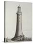 Edystone Lighthouse Engraved by Edward Rooker-Henry Winstanley-Stretched Canvas