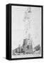 Edystone Lighthouse Engraved by John Record-Henry Winstanley-Framed Stretched Canvas