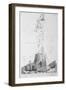 Edystone Lighthouse Engraved by John Record-Henry Winstanley-Framed Giclee Print