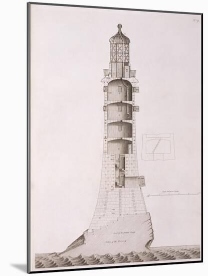 Edystone Lighthouse-Henry Winstanley-Mounted Giclee Print