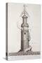 Edystone Lighthouse-Henry Winstanley-Stretched Canvas