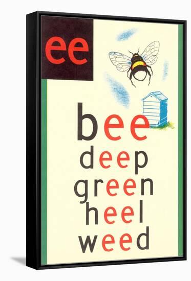 EE in Bee-null-Framed Stretched Canvas