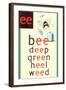 EE in Bee-null-Framed Art Print