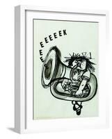Eeeeeeek!-Brenda Brin Booker-Framed Giclee Print