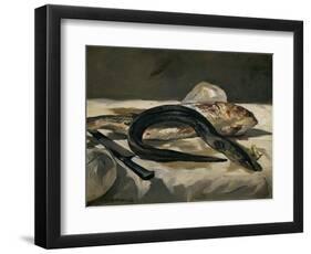 Eel and Red Mullet, 1864-Edouard Manet-Framed Premium Giclee Print