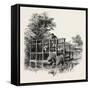 Eel Bucks on the Thames, Scenery of the Thames, UK, 19th Century-null-Framed Stretched Canvas