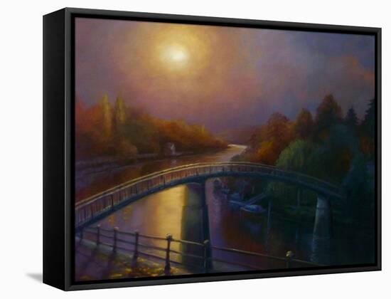 Eel Pie Dusk 2013-Lee Campbell-Framed Stretched Canvas