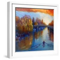 Eel Pie Island  2020  (oil on canvas)-Lee Campbell-Framed Giclee Print