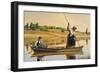 Eel Spearing at Setauket-William Sidney Mount-Framed Art Print