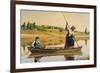 Eel Spearing at Setauket-William Sidney Mount-Framed Art Print