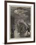 Eel-Spearing on the Scotch Border-Samuel Edmund Waller-Framed Giclee Print