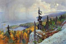Landscape (Maisema Kolilta). 1918-Eero Jarnefelt-Stretched Canvas