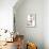 Eero Saarinen Chairs-null-Framed Art Print displayed on a wall