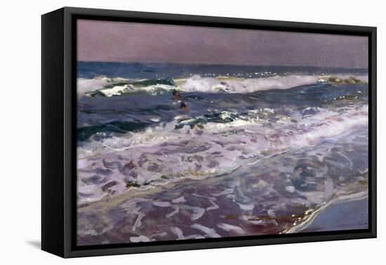 Efecto de Manana en el Mar (Valencia), 1908-Joaqu?n Sorolla y Bastida-Framed Stretched Canvas