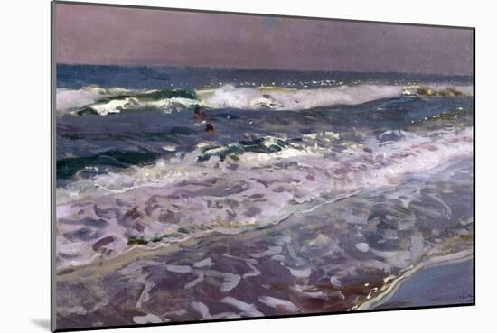 Efecto de Manana en el Mar (Valencia), 1908-Joaqu?n Sorolla y Bastida-Mounted Giclee Print