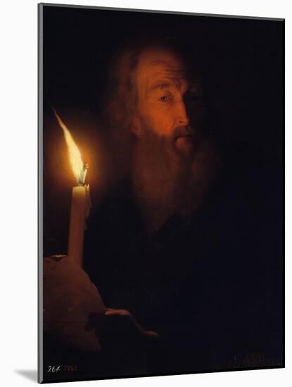 Effect of Artificial Light-Godfried Schalcken-Mounted Giclee Print