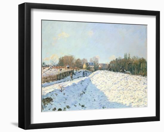 Effect of Snow at Argenteuil, 1874-Alfred Sisley-Framed Giclee Print