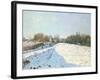 Effect of Snow at Argenteuil, 1874-Alfred Sisley-Framed Giclee Print