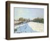 Effect of Snow at Argenteuil, 1874-Alfred Sisley-Framed Giclee Print