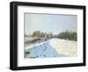 Effect of Snow at Argenteuil, 1874-Alfred Sisley-Framed Giclee Print
