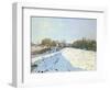 Effect of Snow at Argenteuil, 1874-Alfred Sisley-Framed Giclee Print