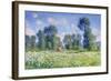 Effect of Spring, Giverny, 1890-Claude Monet-Framed Giclee Print