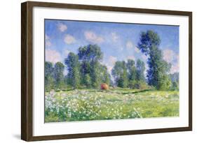 Effect of Spring, Giverny, 1890-Claude Monet-Framed Giclee Print