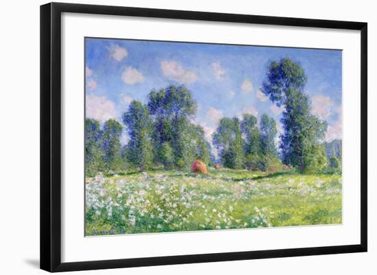 Effect of Spring, Giverny, 1890-Claude Monet-Framed Giclee Print