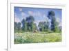 Effect of Spring, Giverny, 1890-Claude Monet-Framed Giclee Print