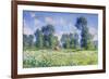 Effect of Spring, Giverny, 1890-Claude Monet-Framed Giclee Print