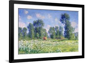 Effect of Spring, Giverny, 1890-Claude Monet-Framed Giclee Print