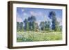 Effect of Spring, Giverny, 1890-Claude Monet-Framed Giclee Print