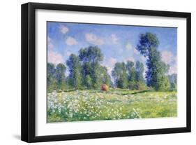 Effect of Spring, Giverny, 1890-Claude Monet-Framed Giclee Print