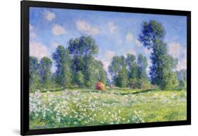 Effect of Spring, Giverny, 1890-Claude Monet-Framed Giclee Print