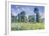 Effect of Spring, Giverny, 1890-Claude Monet-Framed Giclee Print