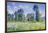 Effect of Spring, Giverny, 1890-Claude Monet-Framed Giclee Print