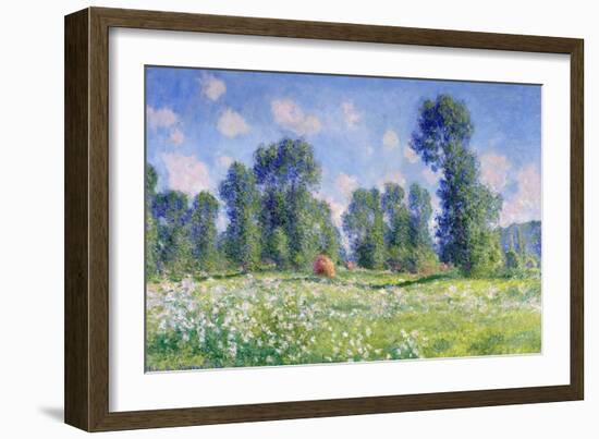 Effect of Spring, Giverny, 1890-Claude Monet-Framed Giclee Print