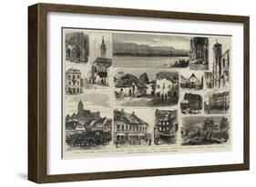 Effect of the Earthquakes at Agram, the Capital of Croatia-null-Framed Giclee Print